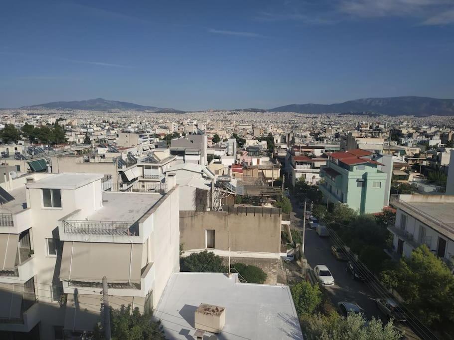 Athens View Apartment Near Metro Station Agia Marina Экстерьер фото